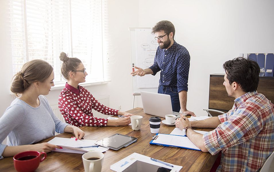 IT-Kollegen treffen sich zum Thema Soft Skills