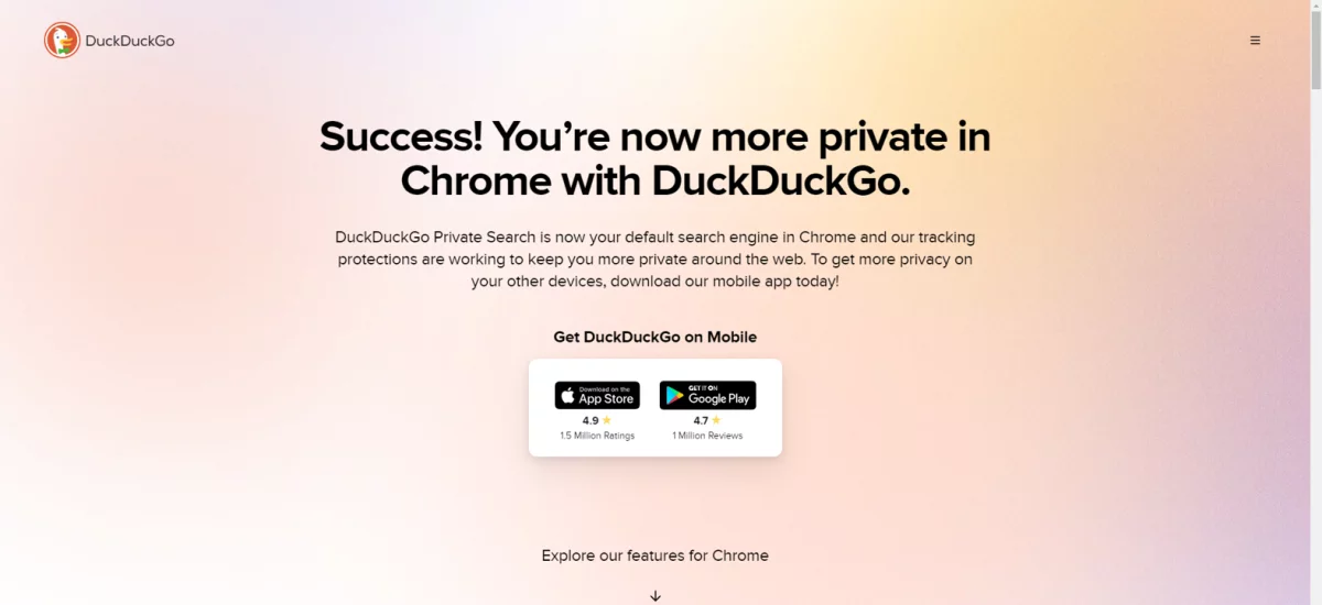 duckduckgo browser screenshot