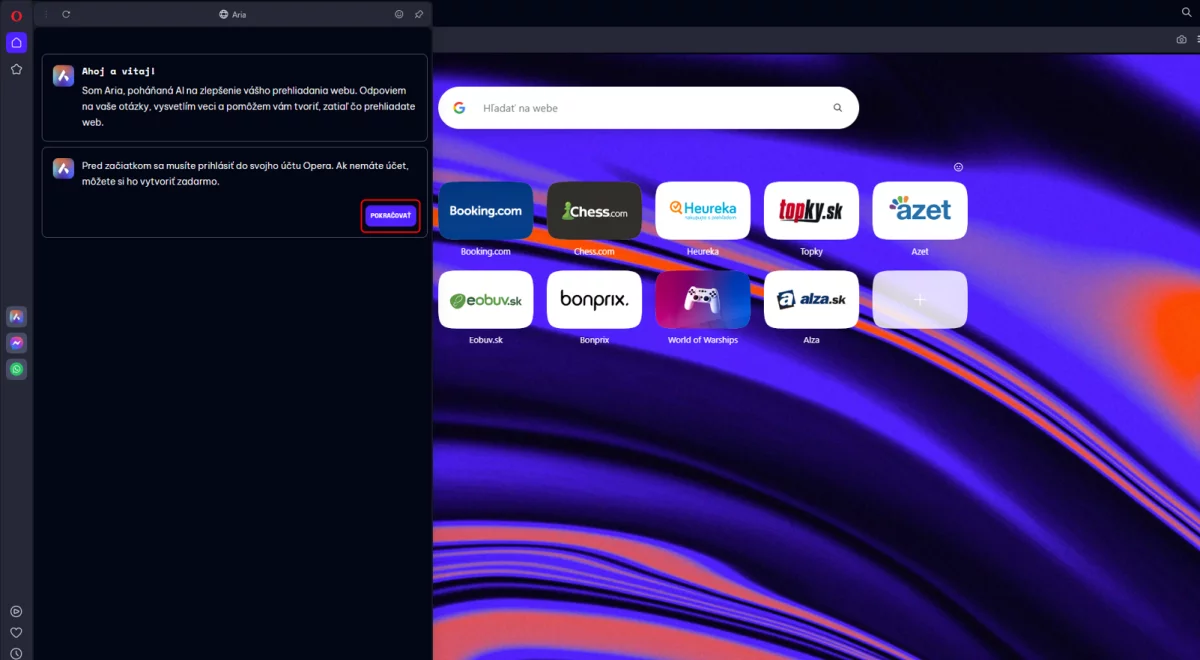 opera screenshot