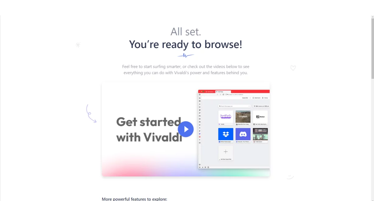 vivaldi browser screenshot