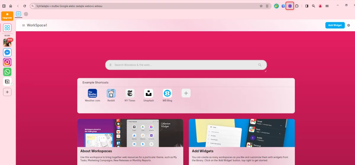 Wavebox Screenshot