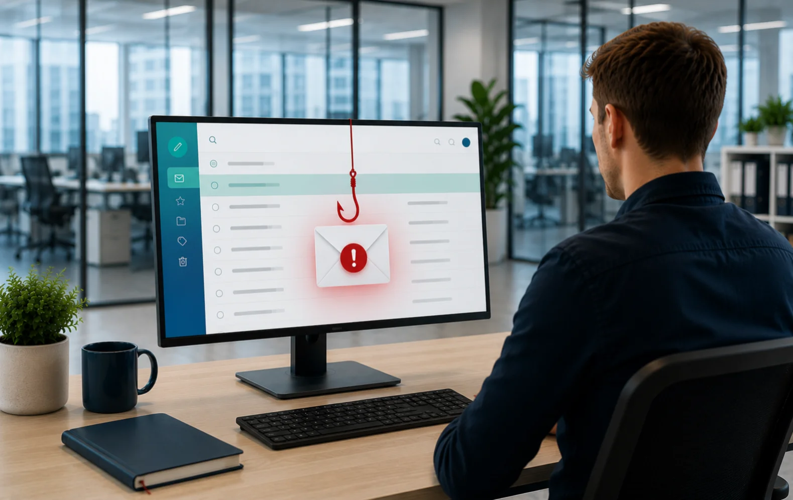 thumbnail-phishing-mails-erkennen-worauf-it-fachkrafte-wirklich-achten-mussen IT-Fachkraft erkennt eine verdächtige Phishing-Mail am Arbeitsplatz