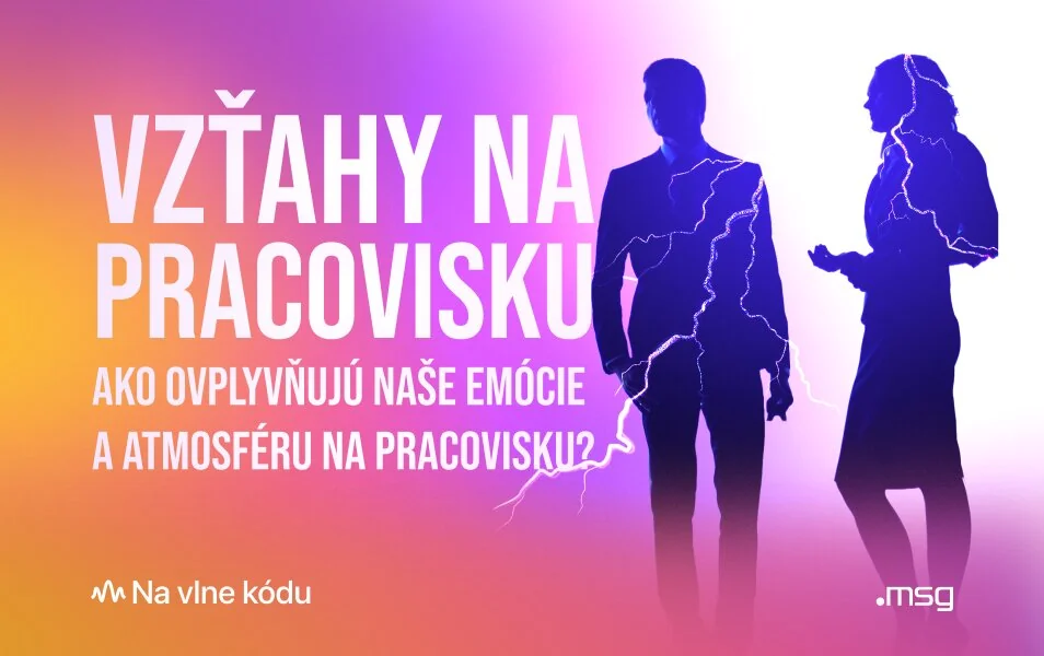Siluety muža a ženy s efektom bleskov symbolizujúcim napätie vo vzťahoch na pracovisku